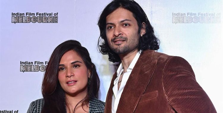 Bollywood actors Richa Chadha and Ali Fazal