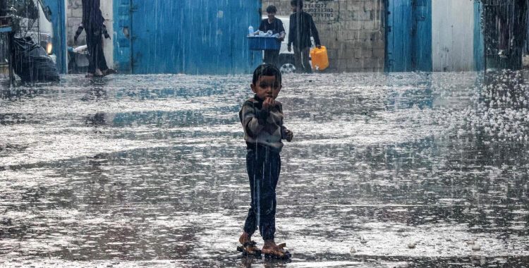 Gaza rain