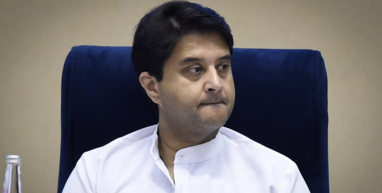 India's Civil Aviation Minister Jyotiraditya Scindia